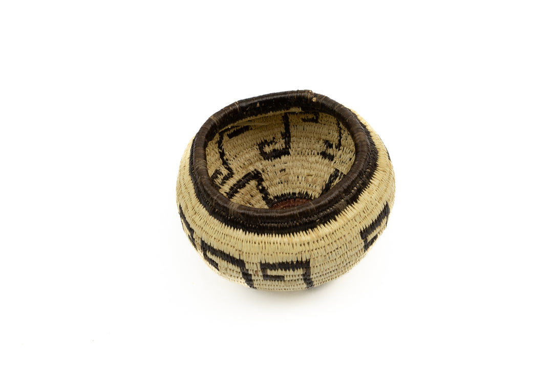 Hand Woven Vintage Basket Made By Indigenous Artisans