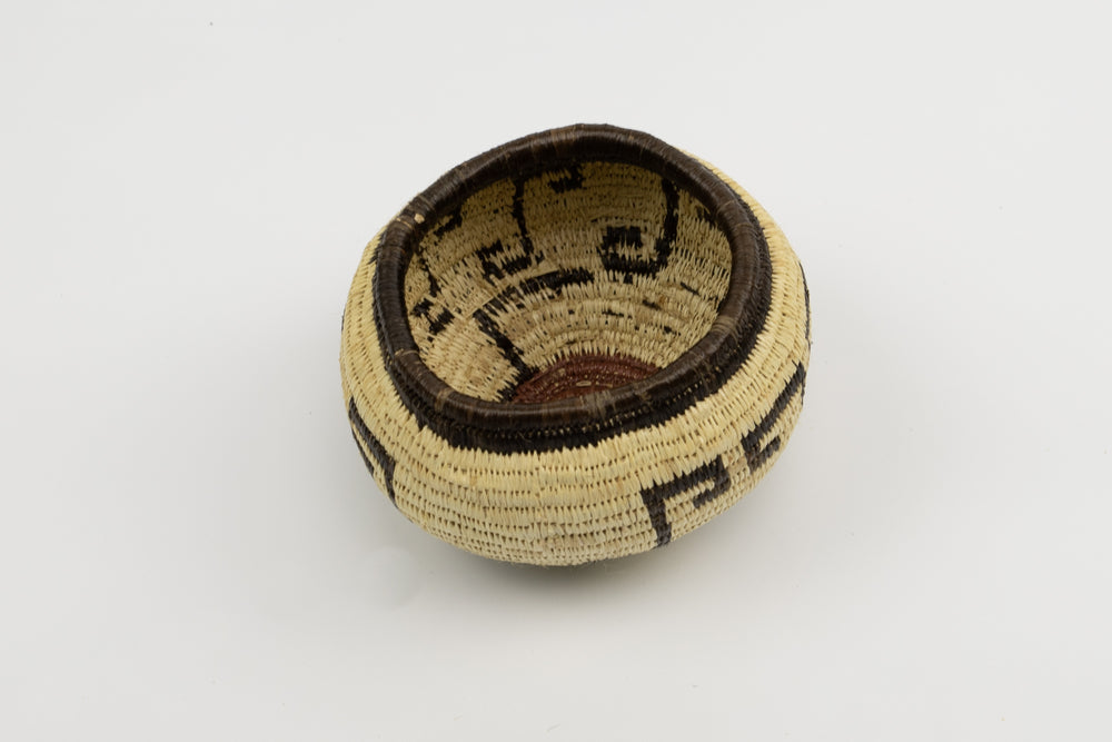 Hand Woven Vintage Basket Made By Indigenous Artisans