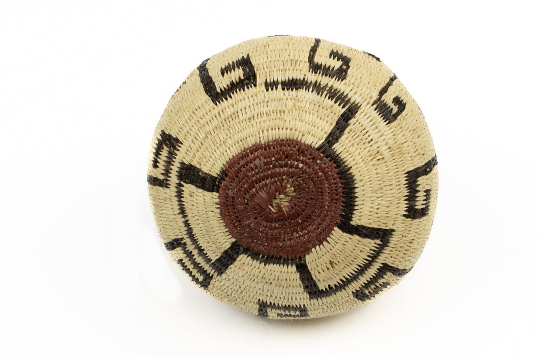 Hand Woven Vintage Basket Made By Indigenous Artisans