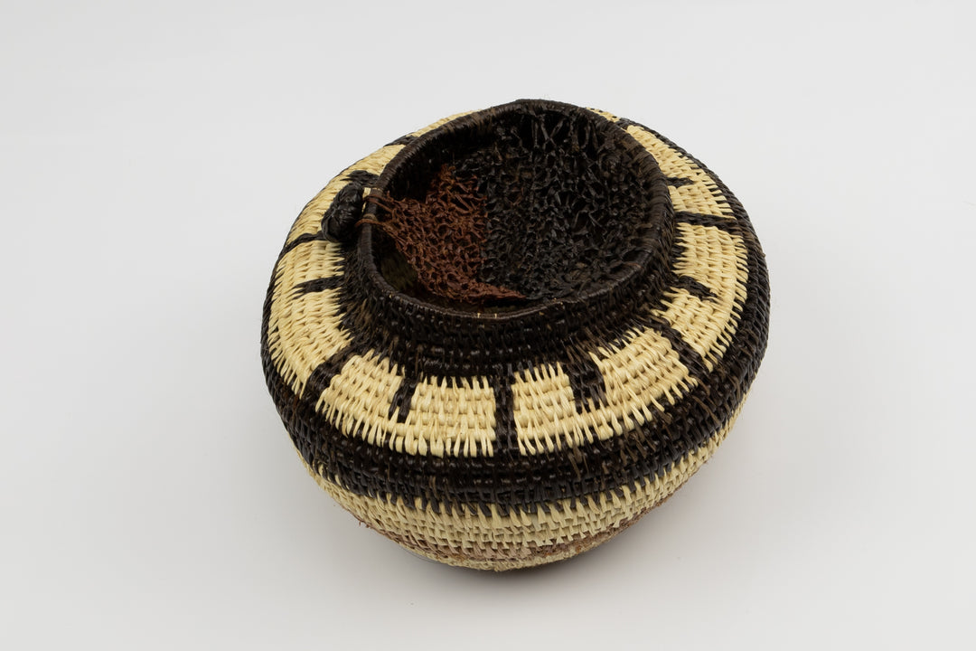 Hand Woven Vintage Basket Made By Indigenous Artisans