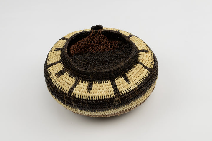 Hand Woven Vintage Basket Made By Indigenous Artisans