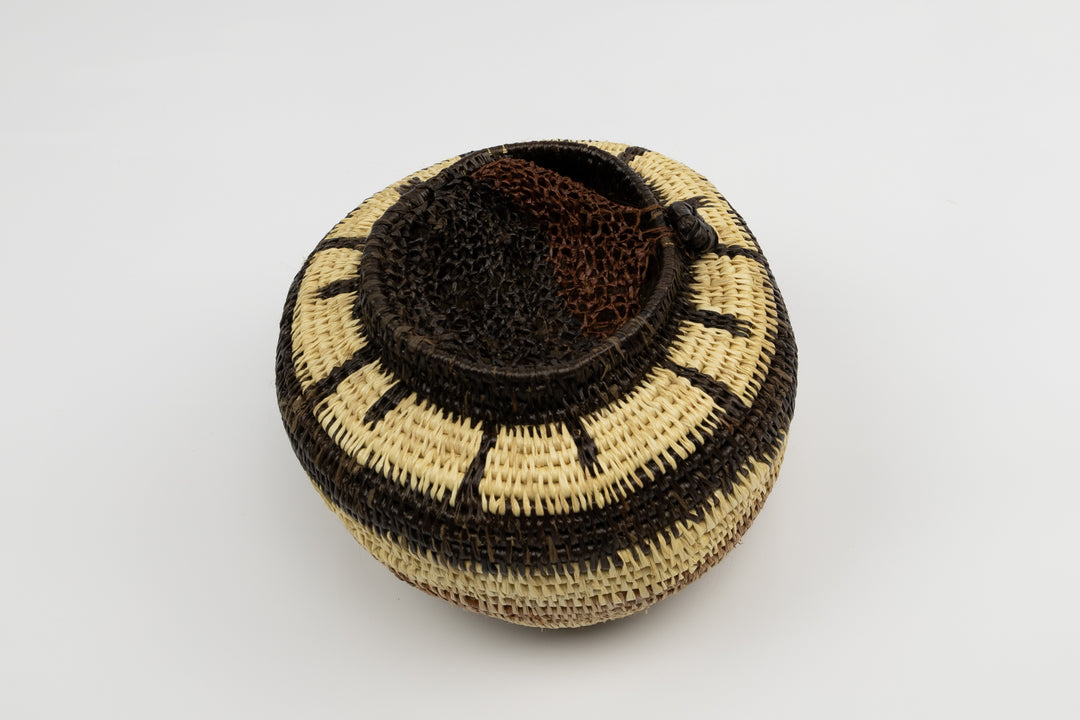 Hand Woven Vintage Basket Made By Indigenous Artisans