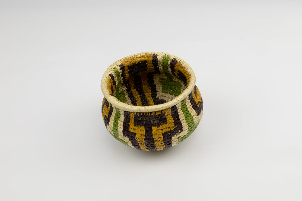 Hand Woven Vintage Basket Made By Indigenous Artisans