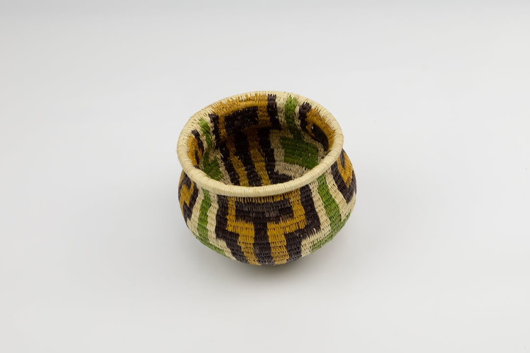 Hand Woven Vintage Basket Made By Indigenous Artisans