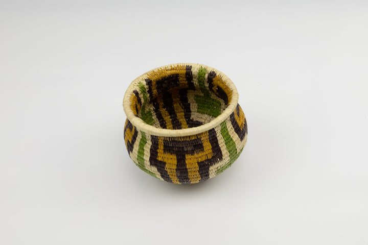 Hand Woven Vintage Basket Made By Indigenous Artisans