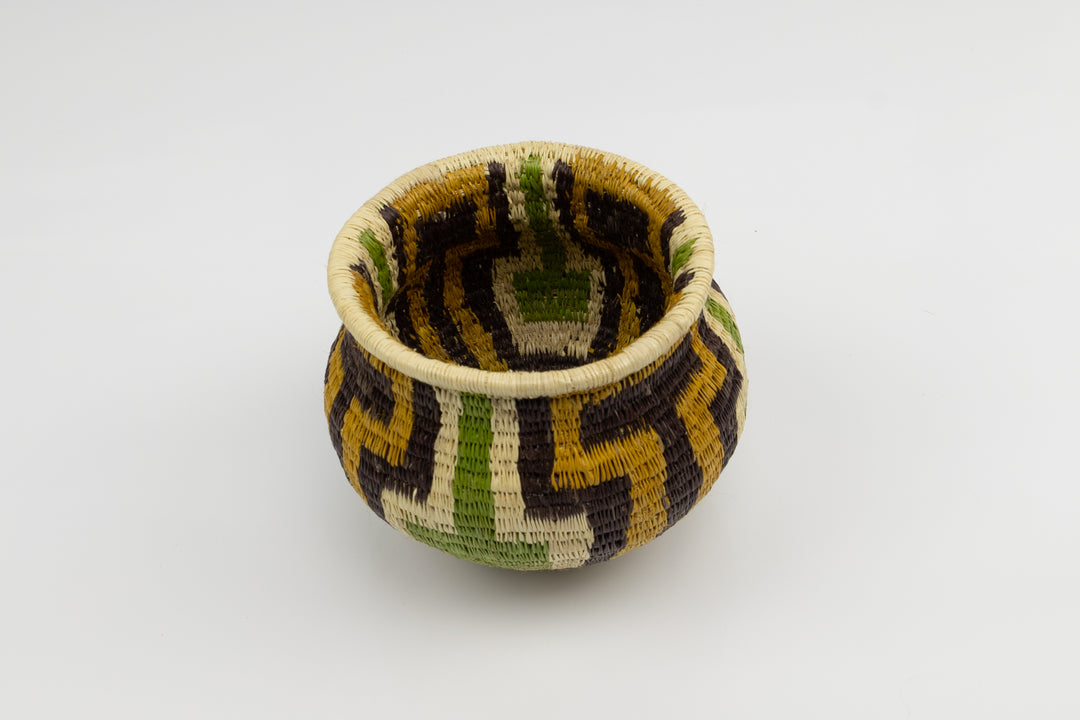 Hand Woven Vintage Basket Made By Indigenous Artisans
