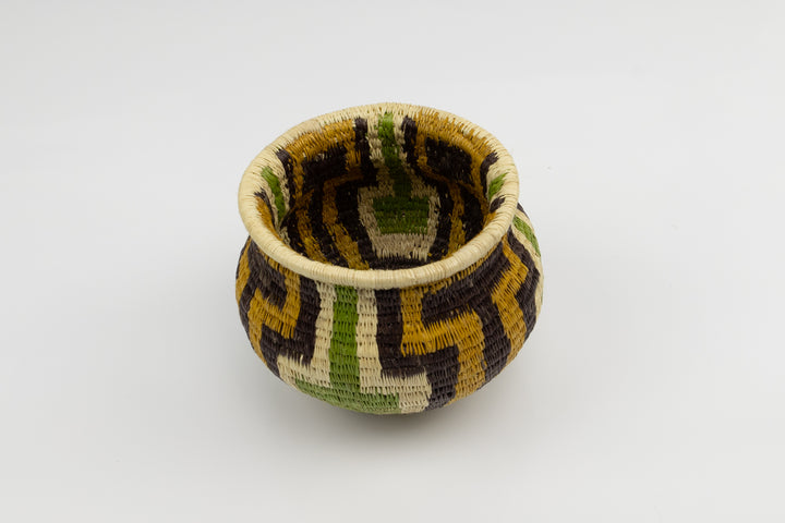 Hand Woven Vintage Basket Made By Indigenous Artisans
