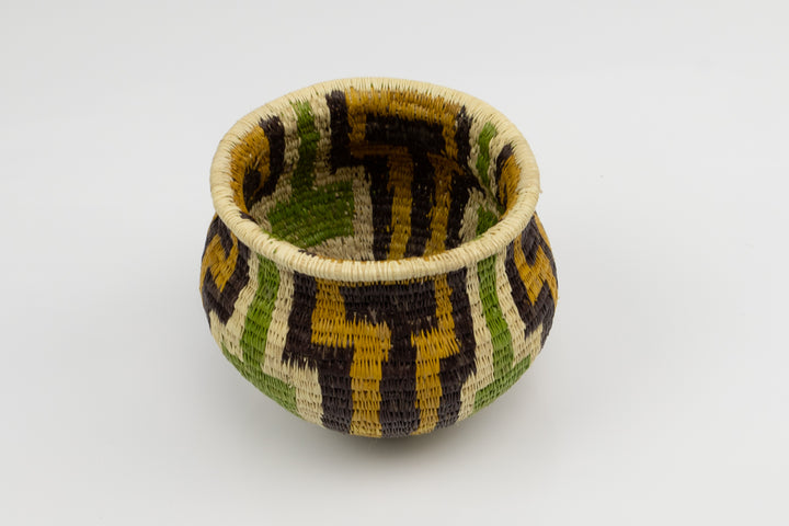 Hand Woven Vintage Basket Made By Indigenous Artisans