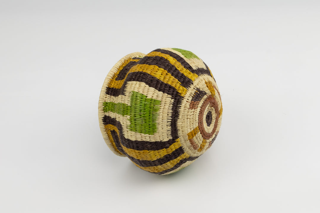 Hand Woven Vintage Basket Made By Indigenous Artisans