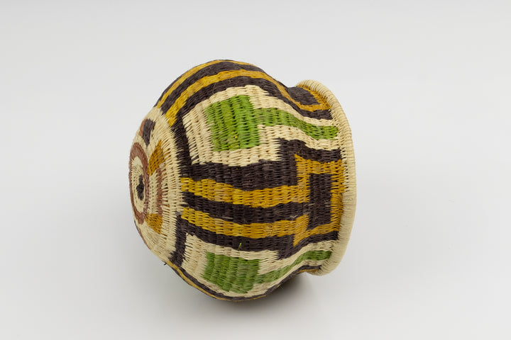 Hand Woven Vintage Basket Made By Indigenous Artisans