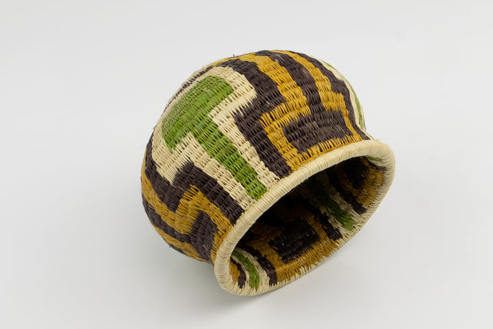 Hand Woven Vintage Basket Made By Indigenous Artisans