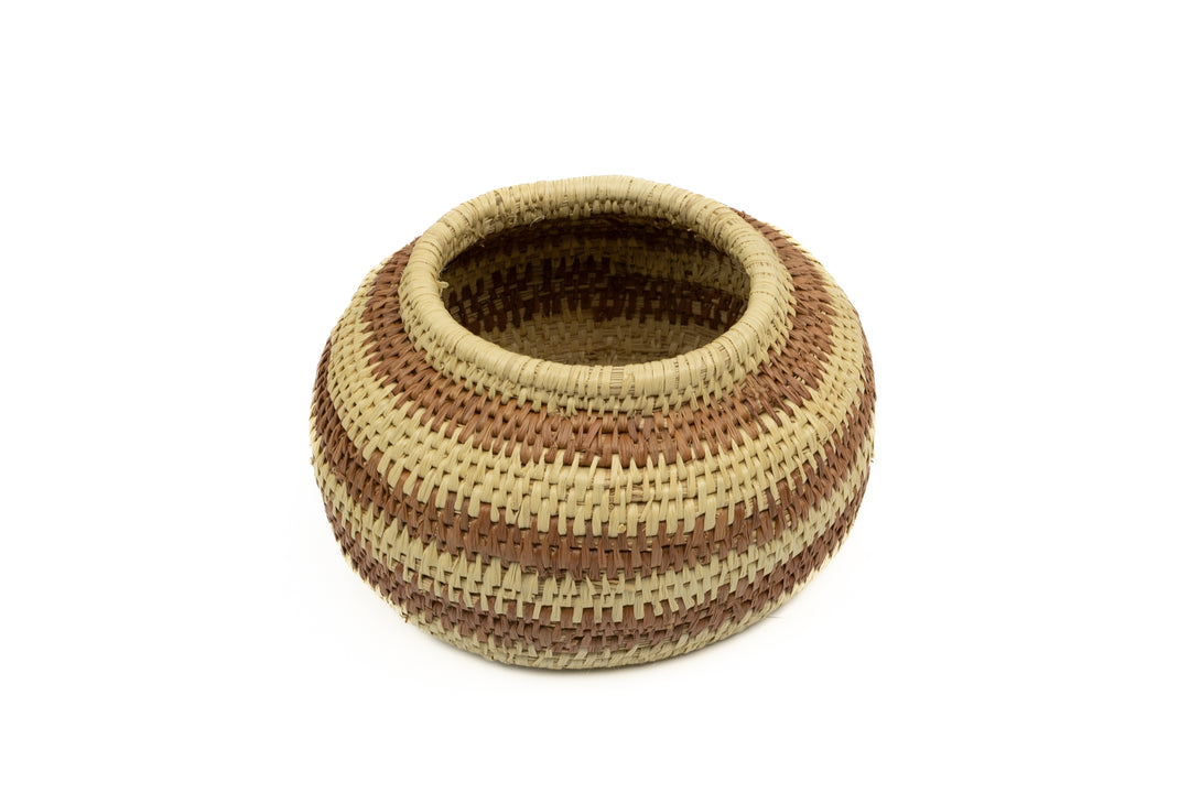 Hand Woven Vintage Basket Made By Indigenous Artisans