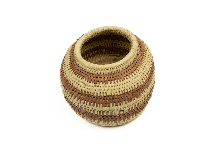 Hand Woven Vintage Basket Made By Indigenous Artisans