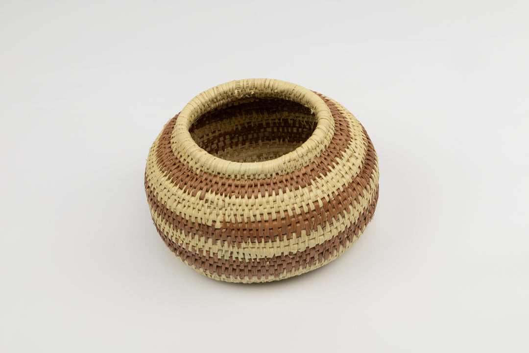 Hand Woven Vintage Basket Made By Indigenous Artisans