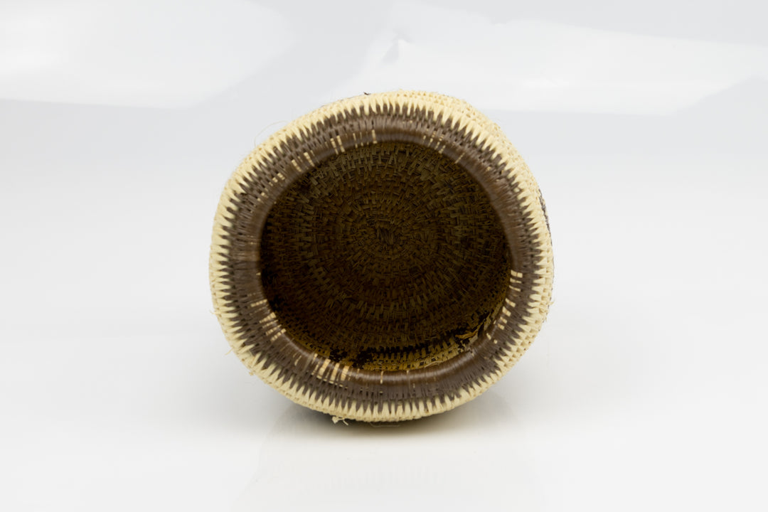 Hand Woven Vintage Basket Made By Indigenous Artisans