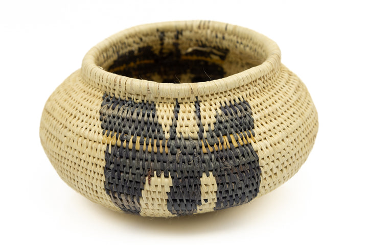 Hand Woven Vintage Butterfly Basket Made By Indigenous Artisans