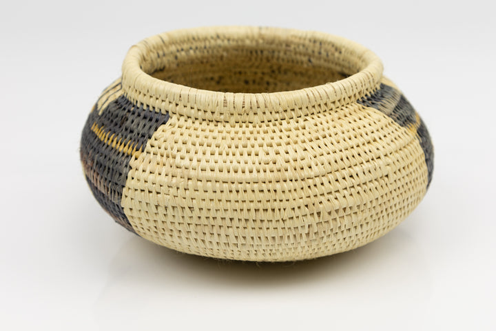 Hand Woven Vintage Butterfly Basket Made By Indigenous Artisans