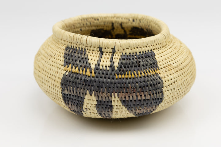 Hand Woven Vintage Butterfly Basket Made By Indigenous Artisans