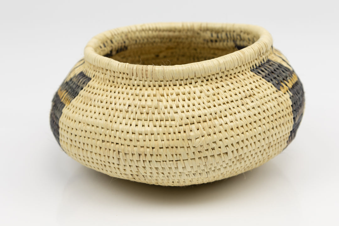 Hand Woven Vintage Butterfly Basket Made By Indigenous Artisans