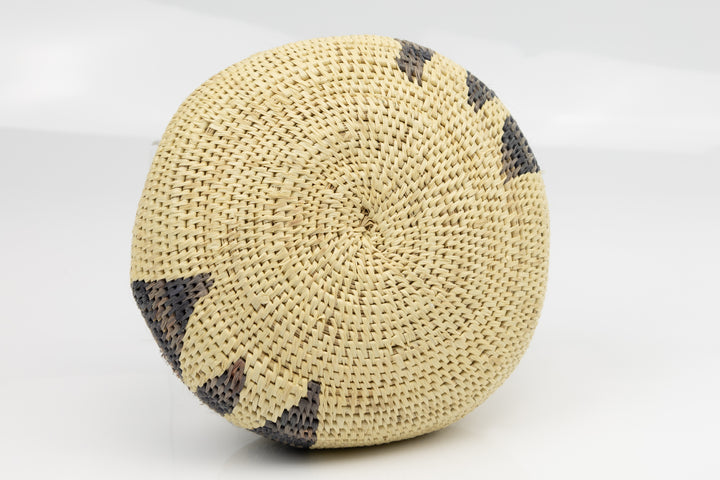 Hand Woven Vintage Butterfly Basket Made By Indigenous Artisans