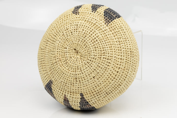Hand Woven Vintage Butterfly Basket Made By Indigenous Artisans