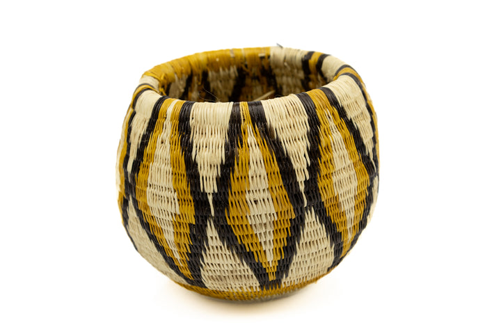 Hand Woven Vintage Basket Made By Indigenous Artisans