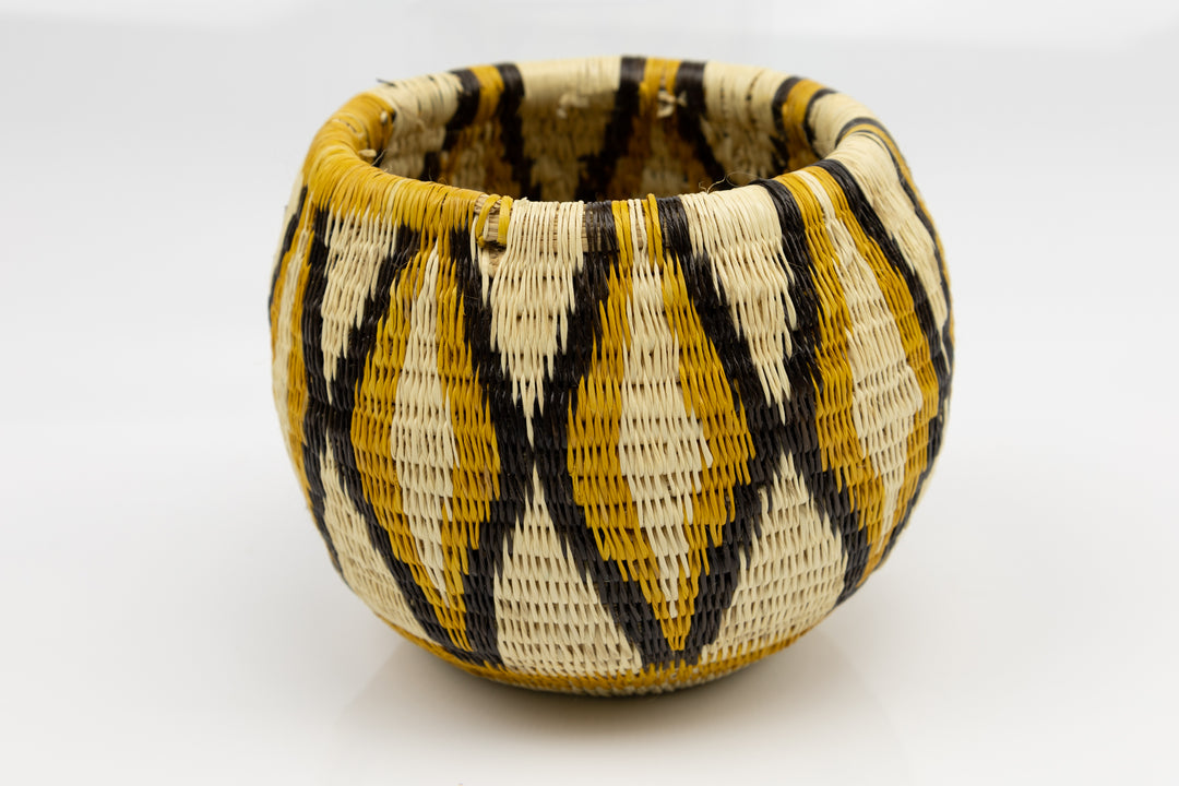 Hand Woven Vintage Basket Made By Indigenous Artisans