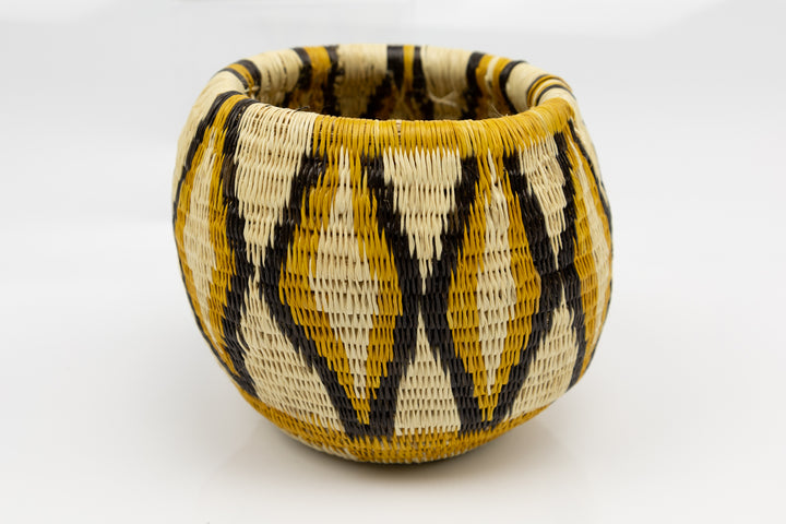 Hand Woven Vintage Basket Made By Indigenous Artisans