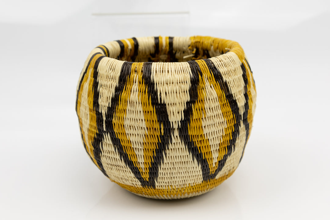 Hand Woven Vintage Basket Made By Indigenous Artisans
