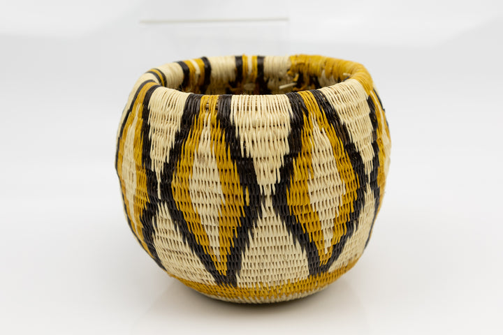Hand Woven Vintage Basket Made By Indigenous Artisans