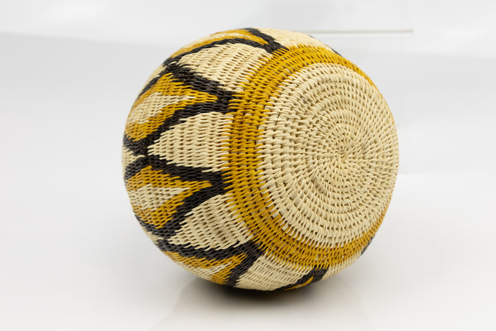 Hand Woven Vintage Basket Made By Indigenous Artisans