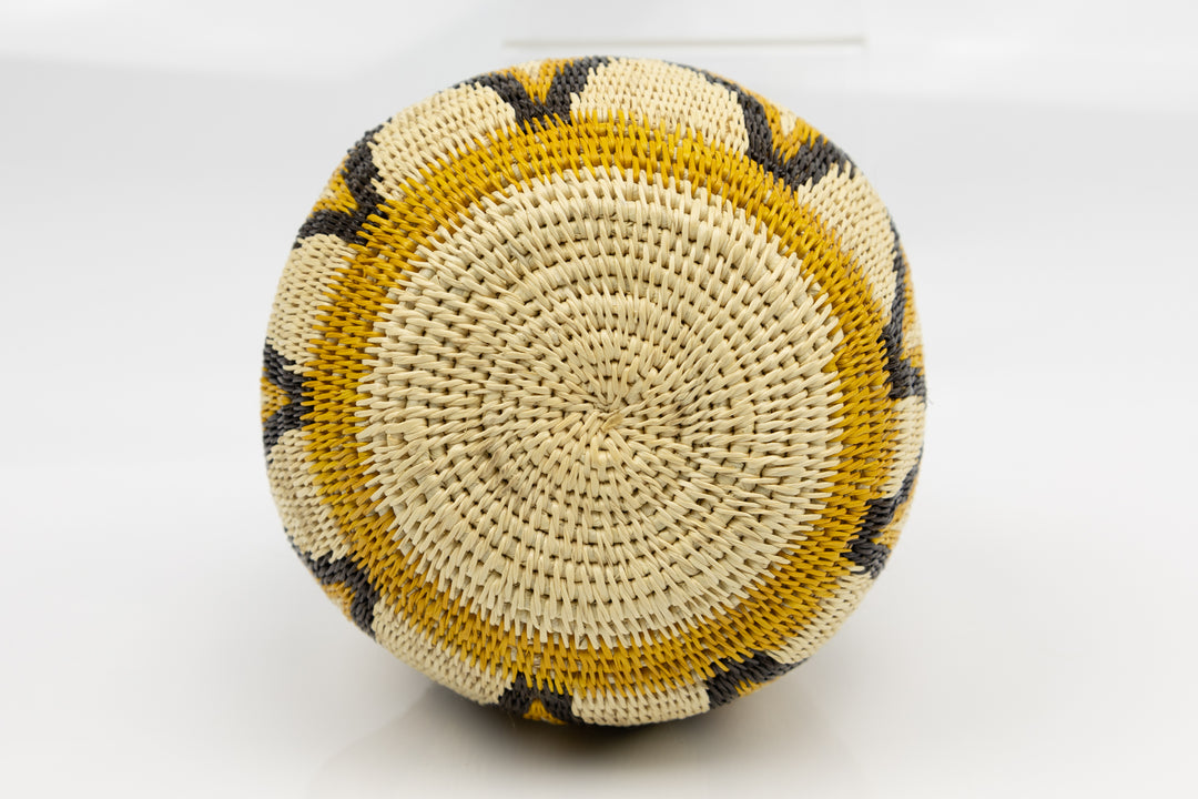 Hand Woven Vintage Basket Made By Indigenous Artisans