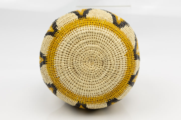 Hand Woven Vintage Basket Made By Indigenous Artisans