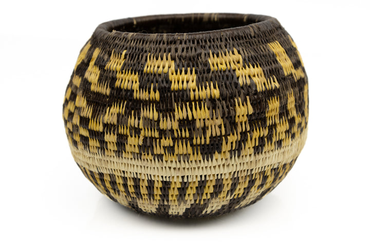 Hand Woven Vintage Basket Made By Indigenous Artisans