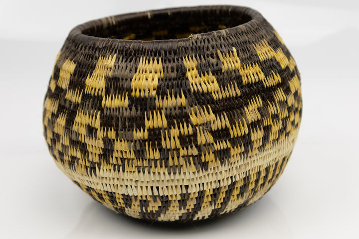Hand Woven Vintage Basket Made By Indigenous Artisans