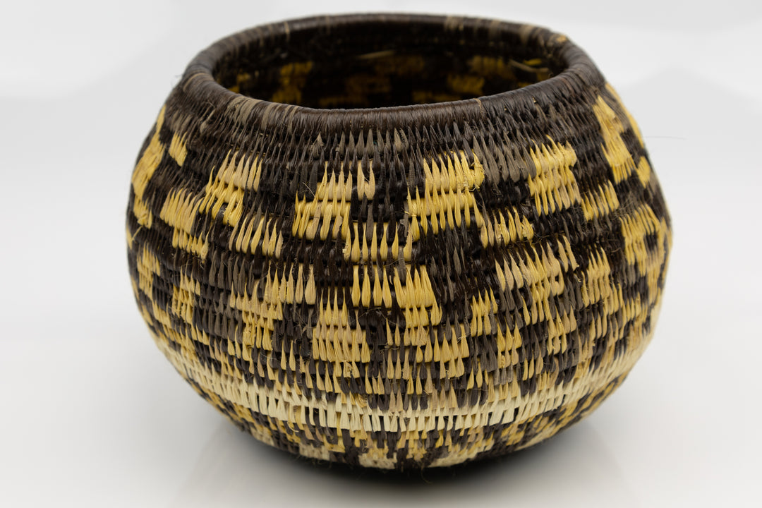 Hand Woven Vintage Basket Made By Indigenous Artisans