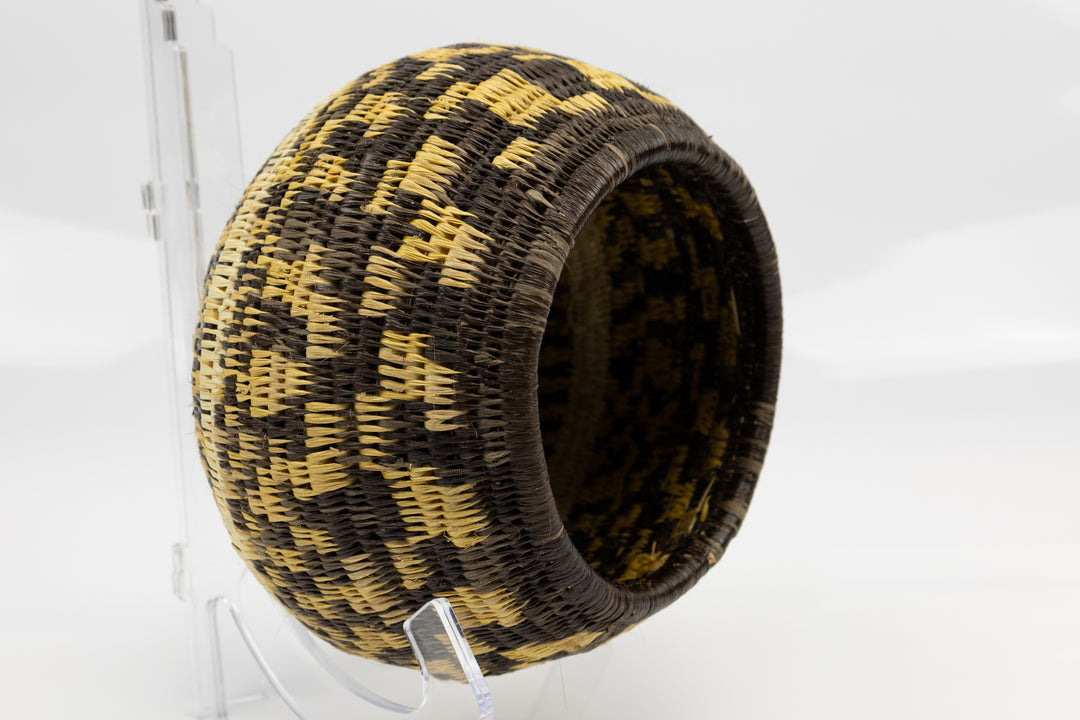 Hand Woven Vintage Basket Made By Indigenous Artisans