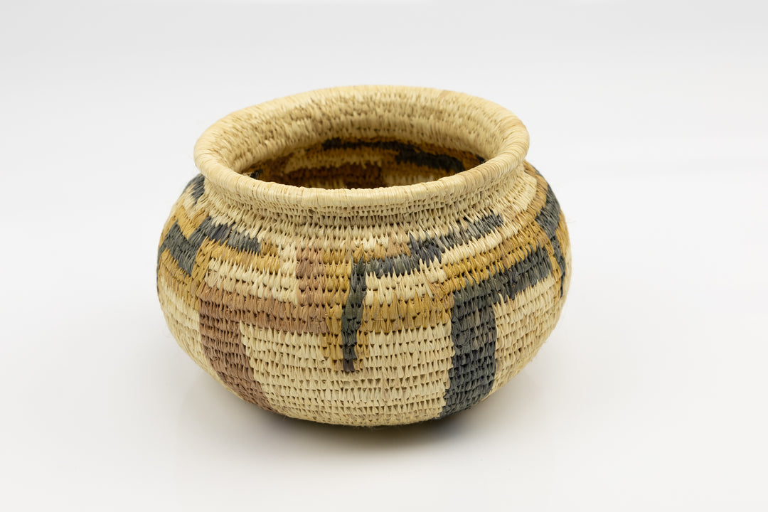Hand Woven Vintage Basket Made By Indigenous Artisans