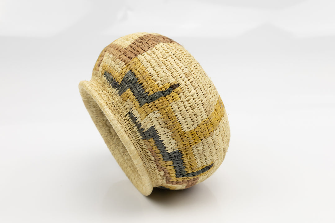 Hand Woven Vintage Basket Made By Indigenous Artisans