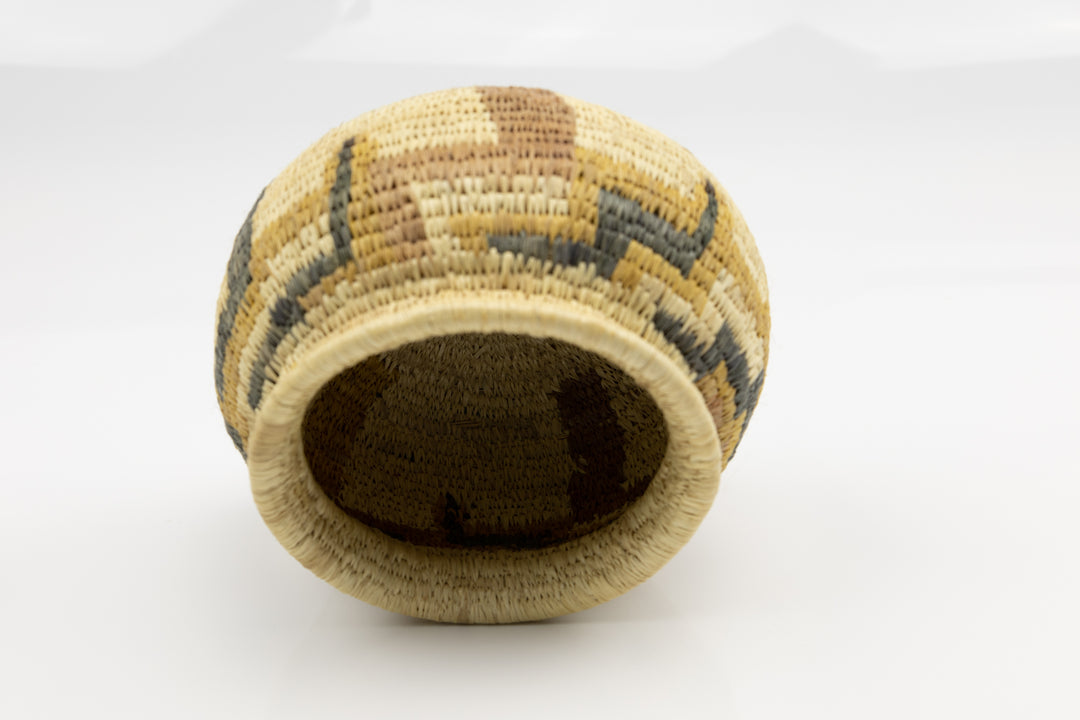 Hand Woven Vintage Basket Made By Indigenous Artisans