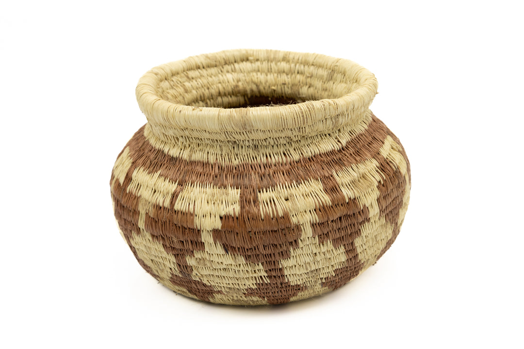 Hand Woven Vintage Basket Made By Indigenous Artisans