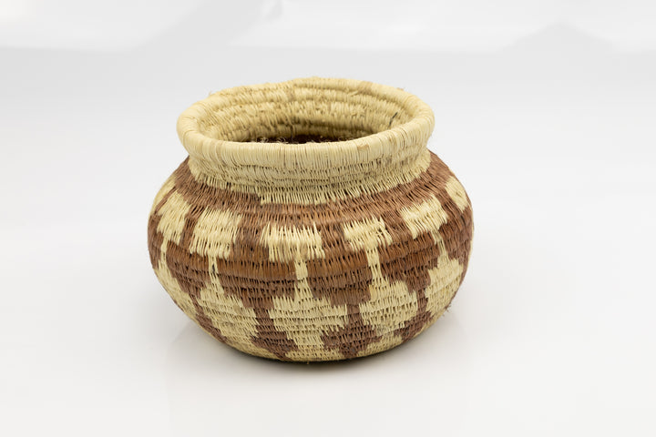 Hand Woven Vintage Basket Made By Indigenous Artisans