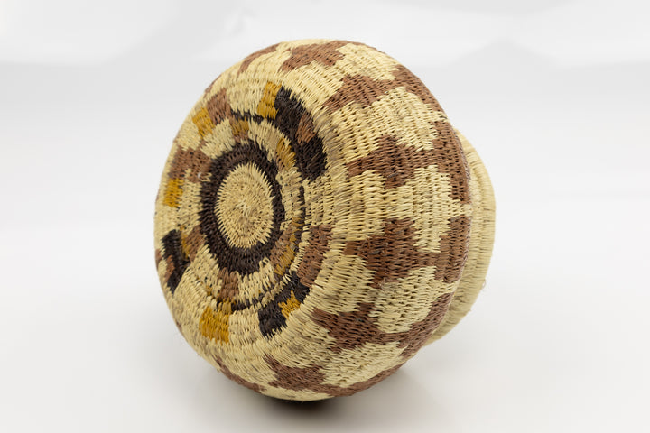 Hand Woven Vintage Basket Made By Indigenous Artisans