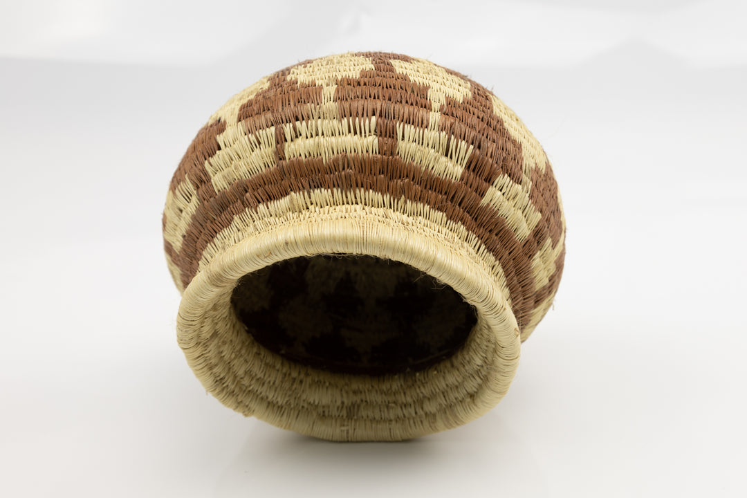 Hand Woven Vintage Basket Made By Indigenous Artisans