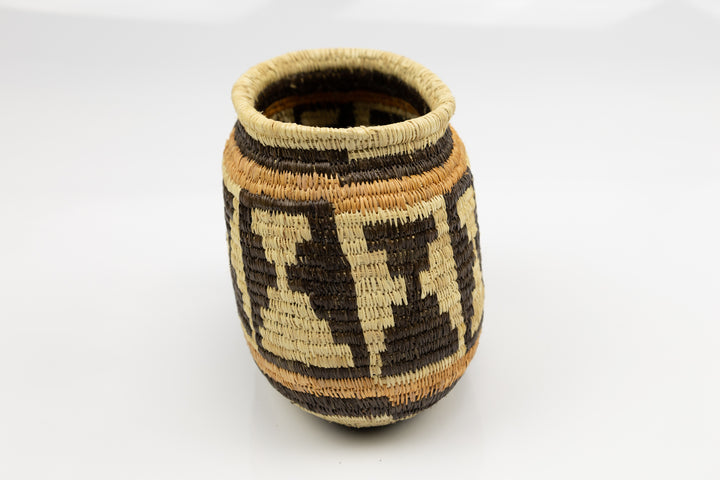 Hand Woven Vintage Basket Made By Indigenous Artisans