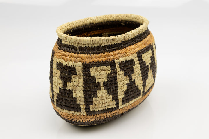 Hand Woven Vintage Basket Made By Indigenous Artisans