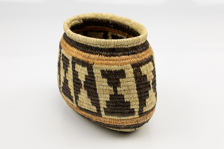 Hand Woven Vintage Basket Made By Indigenous Artisans