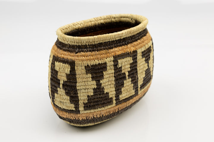 Hand Woven Vintage Basket Made By Indigenous Artisans