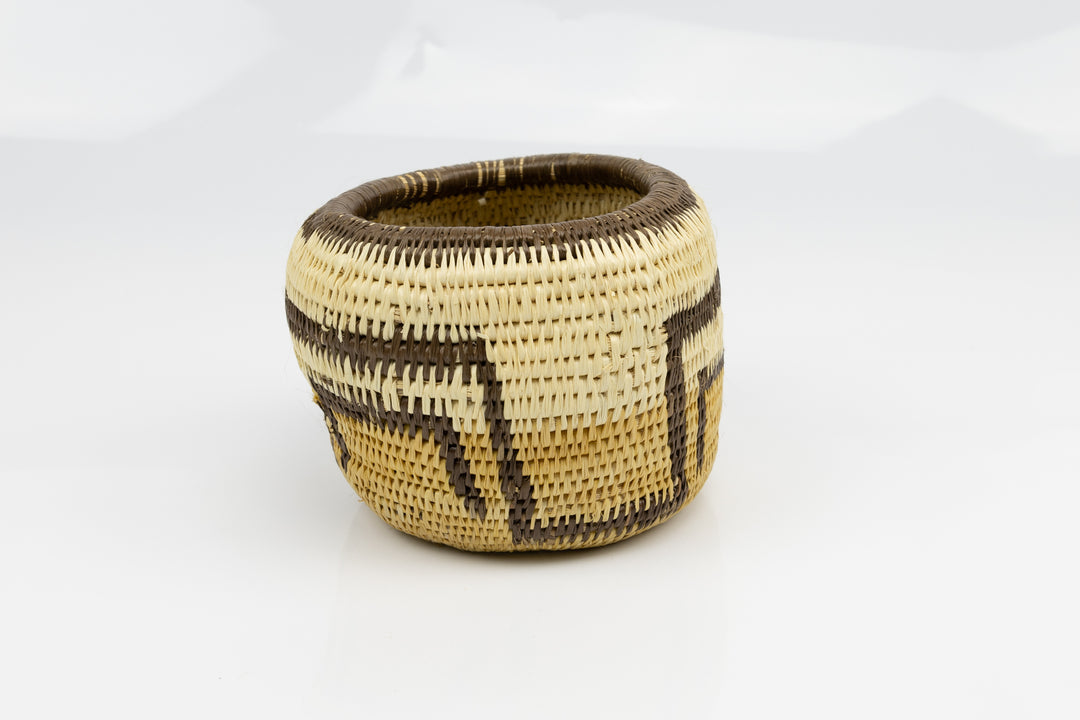 Hand Woven Vintage Basket Made By Indigenous Artisans