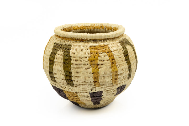 Hand Woven Vintage Basket Made By Indigenous Artisans